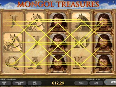 Видеослот Mongol Treasures — RTP 96.5%